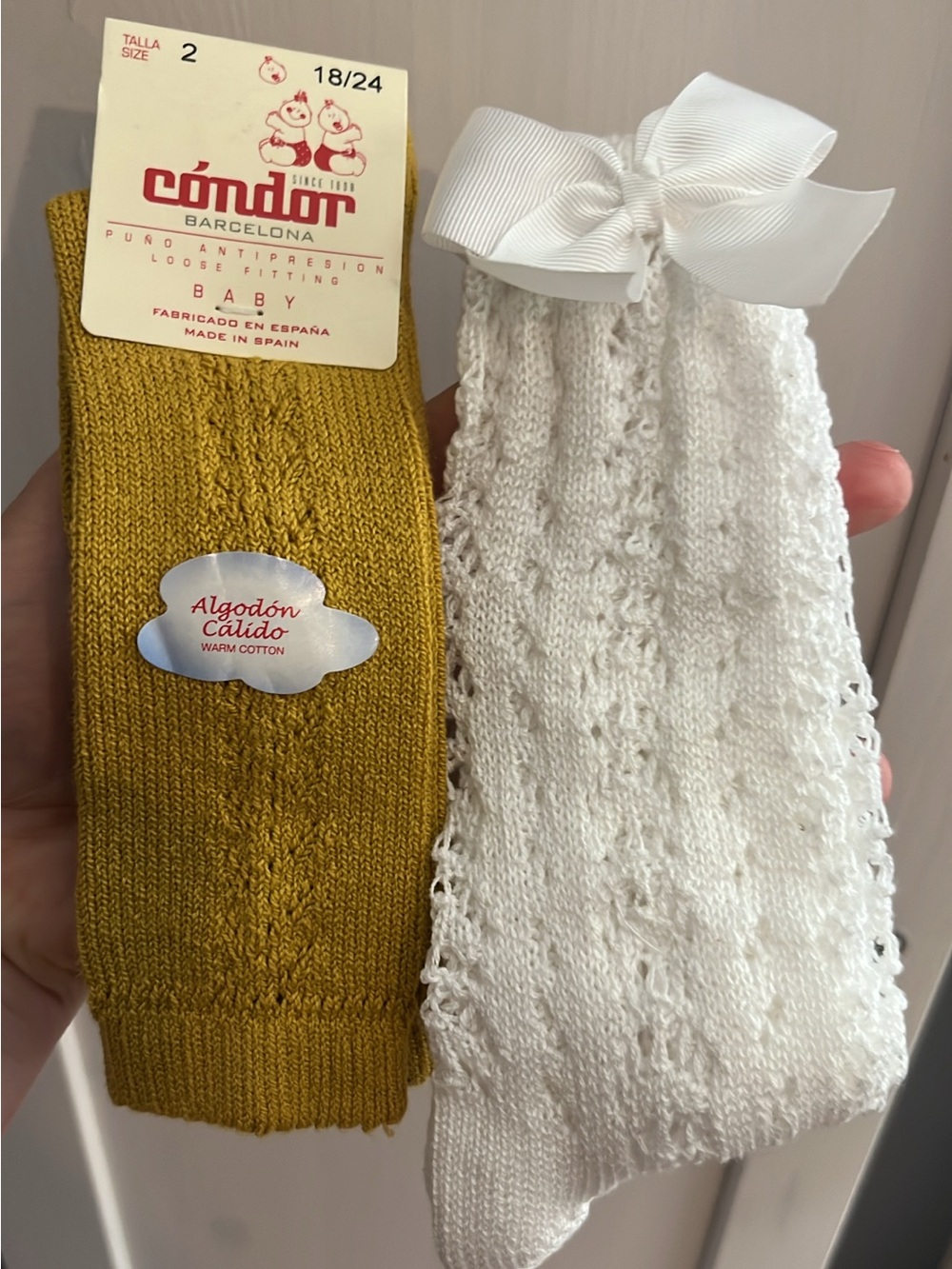 Condor Kneehigh socks - size 2 (18/24M)